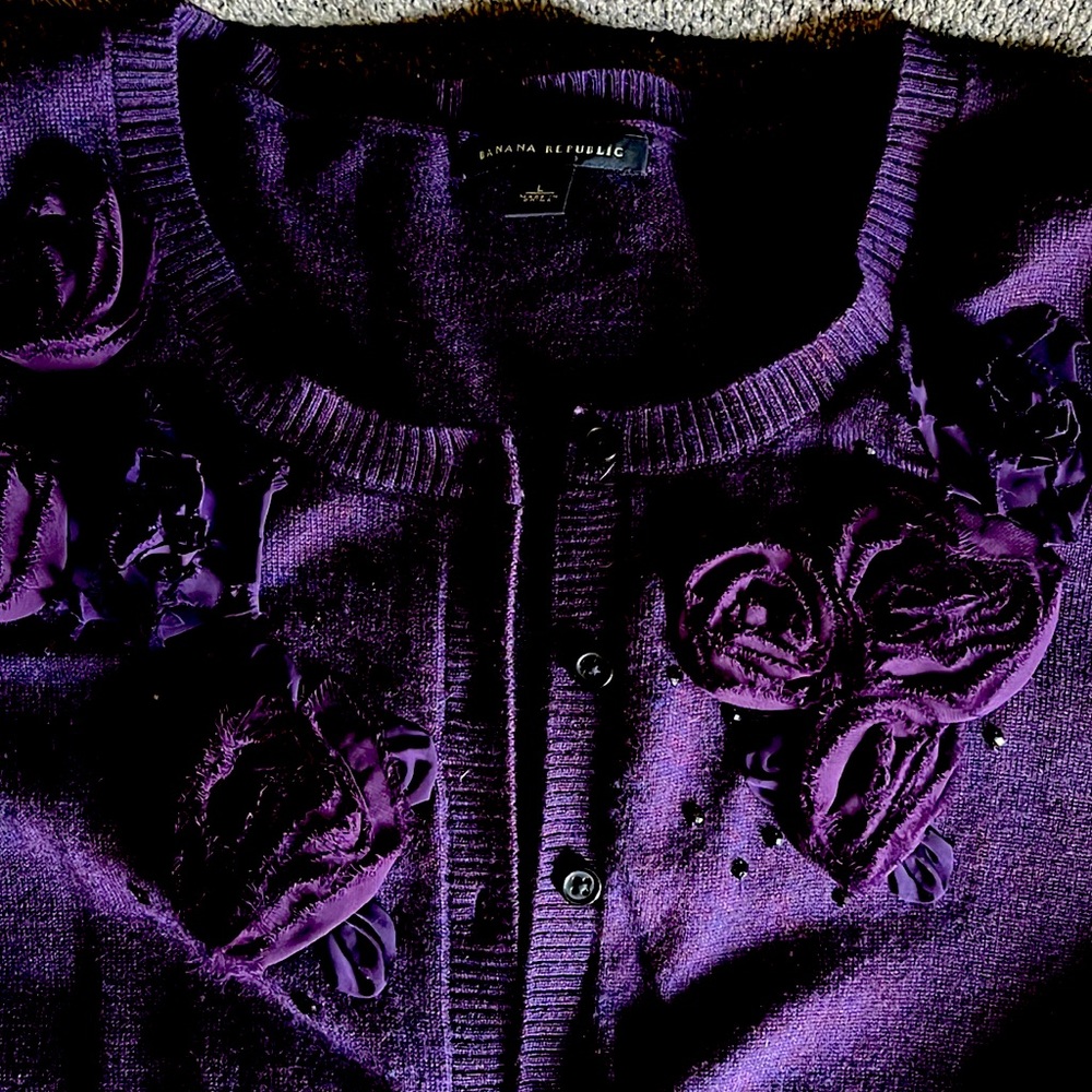 Banana Republic Cardigan - L - Embellished